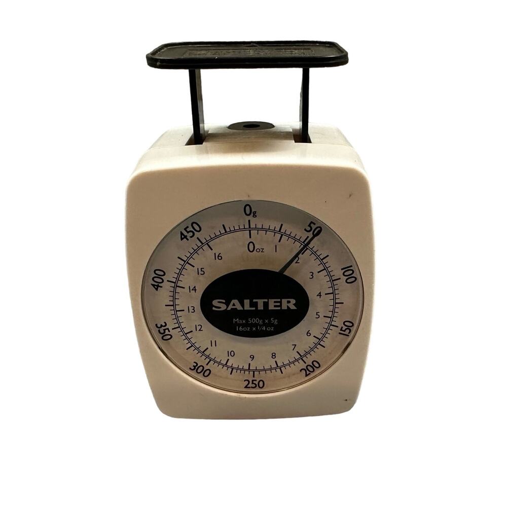 Salter Diet Scale White Black Housewares Mechanical 16 Oz. 1 pounda